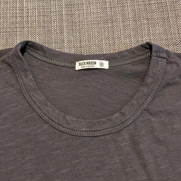 Slub Muscle Tank in Faded Black Venice Wash - Picture 6 of 7